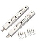2 Pcs 6 Inch Stainless Steel Flush Bolt Security Latch Double Doors Hardware. Fixed Price $28.58.