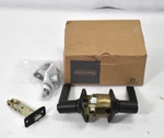 Schlage Latitude Door Lever Bed & Bath Privacy Lock Matte Black F40 622. Fixed Price $33.59.