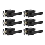 Interior Door Handles 6 Pack Heavy Duty Matte Black Passage Set Knobwell Left. Fixed Price $114.99.