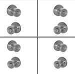 4 Pk Schlage Essentials Brill Satin Stainless Steel Bed/bath Privacy Door Knob. Fixed Price $29.99.