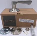 Schlage F59-MER-619LH Merano Left Handed Single Cylinder Interior Satin Nickel. Fixed Price $30.00.