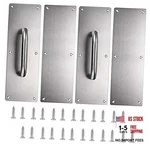 Sumnacon Set 12" Stainess Steel Door Handle Pull & Push Plate - Heavy Silver. Fixed Price $40.49.