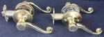 Lot 2 Ultra Hall & Closet Passage Lever Polished Brass Gettysburg Series. Fixed Price $13.49.
