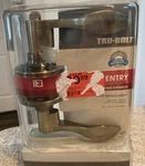 Tru-bolt Deadbolt Grade 3 Keyed Entry Security Set- Locking Exterior. Fixed Price $10.99.