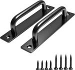 Ptoahqu 2PCS 5.8 Barn Door Handle, Premium Aluminum Inches, Black. Fixed Price $9.99.