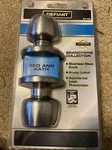 Defiant Bed & Bath Stainless Steel Locking Interior Door Handle Knob MODEL332208. Fixed Price $9.99.