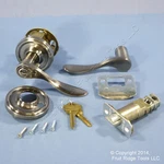 Weslock L640BORASBORAS Left Traditonale Bordeau Weathered Pewter Keylock. Fixed Price $28.49.
