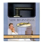 Polished Brass Locking Lever Door Knob Gainsborough Model 82174. Fixed Price $49.99.