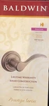 Baldwin Prestige Slate Right Hand Inactive Lever, Model: 351 Tbl Rh Rdb 16B Cp. Fixed Price $25.70.