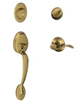 Schlage F60 609 Acc Lh Plymouth Handle Set Antique Brass, Single Cylinder. Fixed Price $54.99.
