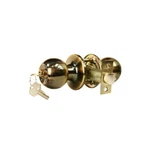 Premier Lock EL10 Antique Brass Keyed Entry Door Knob W/ 2 KW1 Keys Thumb Turn. Fixed Price $21.95.