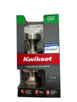 Kwikset Pismo Hall/closet Door Knob With Square Rose Satin Nickel 97200-888 New. Fixed Price $17.95.