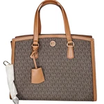 Michael Kors Chantal Brown Acorn Medium Satchel Double Handle Handbag $395. Fixed Price $395.00.