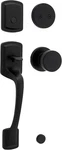 Kwikset Prague Dummy Front Door Lock Handle Inactive Deadbolt Matte Black. Fixed Price $144.00.