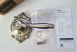 Schlage F170 Birmingham Brookshire Dummy Decorative Door Pull Satin Nickel. Fixed Price $29.00.