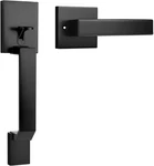 Manija Puerta Delantera Negra Mate Moderna Con Palanca Reversible. Fixed Price $67.56.