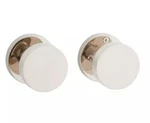 Signature Hardware Moceri Solid Brass Privacy Interior Door Set, Polished Nickel. Fixed Price $94.95.