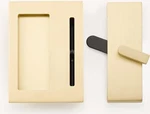 Emtek 222202 Modern Rectangular Surface Jamb Mounted Privacy Lock - Brass. Fixed Price $210.40.