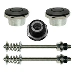 Pair (2) 1.00" Quick Push Button Latch Hood Pin Usa Black. Fixed Price $66.79.