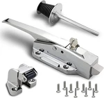 Walk In Cooler Door Handle & Latch Kit, Solid Metal, 5.9" Release. Fixed Price $132.71.