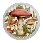 Newzone 4 Pack Cabinet Knobs Retro Mushroom, White Pulls Kitchen Cabi.... Fixed Price $27.68.