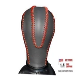 Loncky Black Genuine Leather Gear Shift Knob Cover Red Thread. Fixed Price $40.18.
