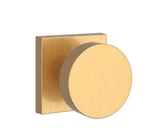 Baldwin Contemporary Non-turning Two-sided Dummy Door Knob Set Square Rose Satin. Fixed Price $73.99.