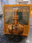Builders Best 1985 Square Dead Bolt Lock 2 3/8" Back Set Model SS19. Fixed Price $39.00.