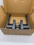Square Black Door Handles Heavy Duty Passage Levers For Closet Hallway DL01BKPS. Fixed Price $16.25.