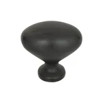 Robin Egg 1/4" Length Cabinet Oval Knob Venetian Bronze - Hardware. Fixed Price $7.70.