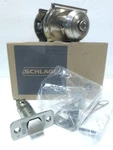 Schlage F40 Cam Georgian Privacy Door Knob Set Bedroom/bath Satin Nickel New. Fixed Price $45.00.