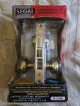 Segal Entrance Mortise Lockset-se 27570 2-1/2 Inch Polished Brass Color. Fixed Price $59.99.