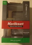 Kwikset Singapore Square Hall & Closet Handle Satin Nickel 97200-898 New. Fixed Price $6.99.