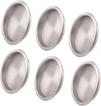 6 Pack Closet Door Finger Pull Satin Nickel- 2-1/8 Round Sliding. Fixed Price $17.93.