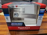 Schlage Northbrook Satin Nickel Keyed Entry Door Sold Individually Same. Fixed Price $39.99.