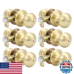 Goldenwarm Privacy Door Knobs For Bedroom & Bathroom - 6 Pack. Fixed Price $86.01.
