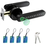 Evanshow Fingerprint Door Lock Biometric Knob With Keypad Keyless Entry,. Fixed Price $57.45.