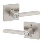 Door Handle Entry Lever Lock Keyed Satin Nickel 97402-810 Kwikset Halifax Secure. Fixed Price $104.99.