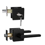 Newbang Keyed Deadbolt Lock With Passage Lever Handle For Exterior Entrance In M. Fixed Price $51.46.