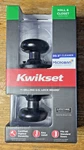 Kwikset Polished Black Brass Hall And Closet Door Knob 97300-790 Microban-fs. Fixed Price $19.99.