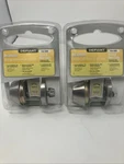 Defiant Deadbolt 154-660 Keyed One Side Stainless Steel Housing (2-PACKAGES). Fixed Price $14.99.