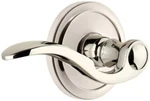 Grandeur Circulaire Rosette Passage Bellagio Lever Polished Nickel 2.375 Lh. Fixed Price $100.00.