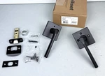 Kwikset 730LSLSQT-514 Lisbon Privacy Door Lever With Square Rose. Fixed Price $28.59.