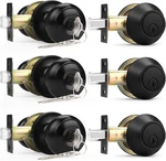 Probrico Entry Door Knobs Lock Set And Single Cylinder Deadbolt Combination S.... Fixed Price $58.75.