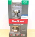 Kwikset Juno Satin Nickel Passage Hall Closet Door Knob 720J 15 Cp 97200-789. Fixed Price $14.99.