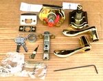 Baldwin Prestige Tobin Lever Smartkey Polish Brass Keyed Entry, 93540-012- Nos. Fixed Price $29.99.