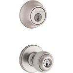 Kwikset Polo Satin Nickel Door Lock Combo Keyed Entry Deadbolt Security 80 Ch.... Fixed Price $45.99.