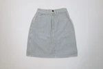 Vintage 90S Streetwear Womens 3 Distressed Hickory Striped Denim Jean Skirt Usa. Fixed Price $26.95.