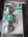 Defiant Stainless Saturn Collection Passage Hall/closet Door Knob - New. Fixed Price $18.90.