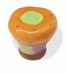 Set Of 12 Ceramic Cabinet Knobs Furniture Hardware Pulls Multi-colored Primitive. Fixed Price $39.00.